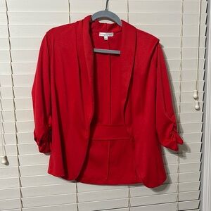 Red blazer